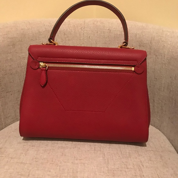 SOLD-Mark Cross Hadley leather satchel - Picture 3 of 6